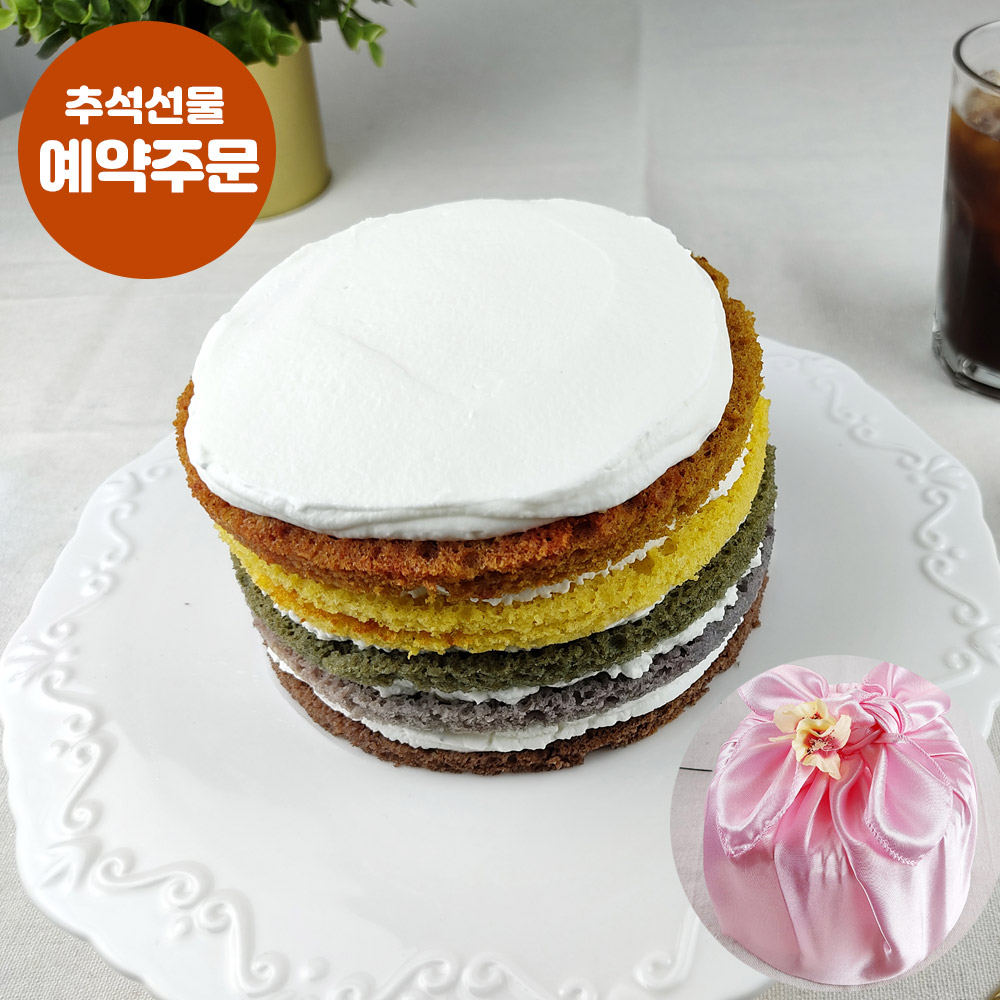 [추석선물]건강한산책 베이커리 오색 미니케이크 450g (예약발송)